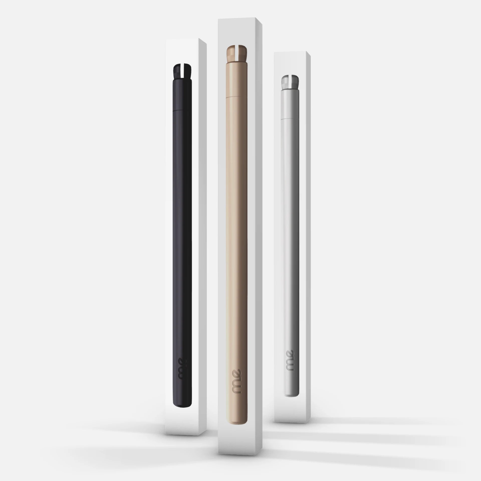 Pencil / Aluminum pen for replaceable disposable refills - Black
